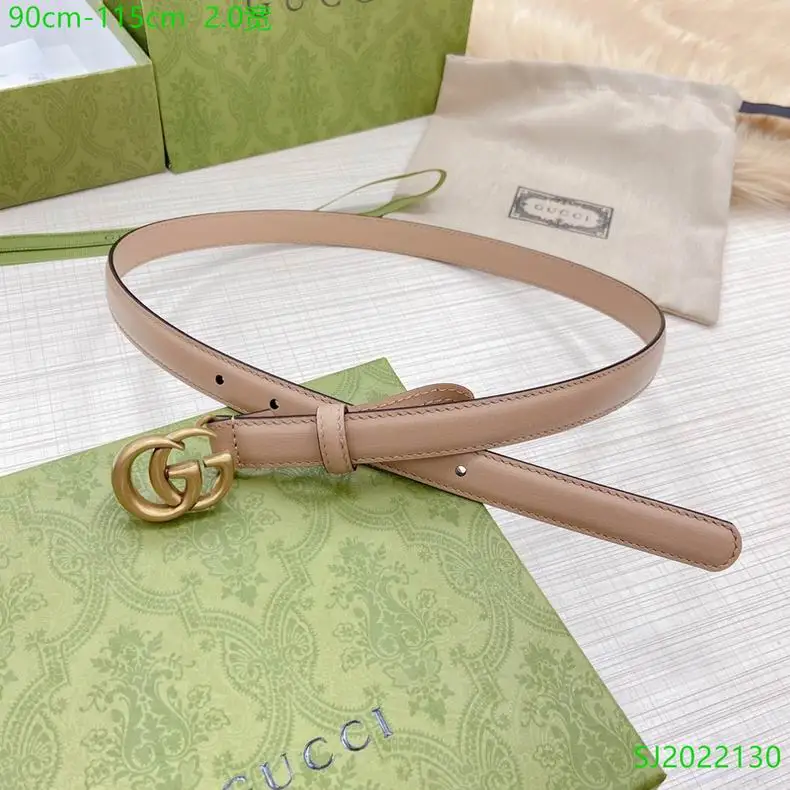 Gucci Belt 20mmX90-115cm 7D02